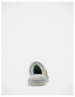 Hush Puppies Loch Slippers in Dove Grey