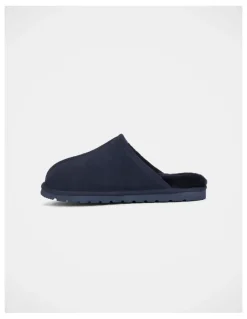 Hush Puppies Loch Slippers in Navy
