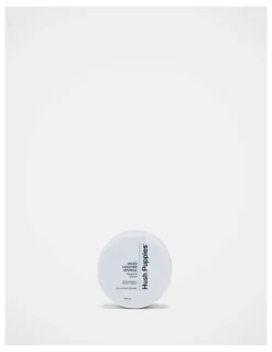 Hush Puppies Oiled Leather Sponge in Black/White