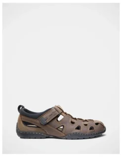 Hush Puppies Sentry Sandals in Brown