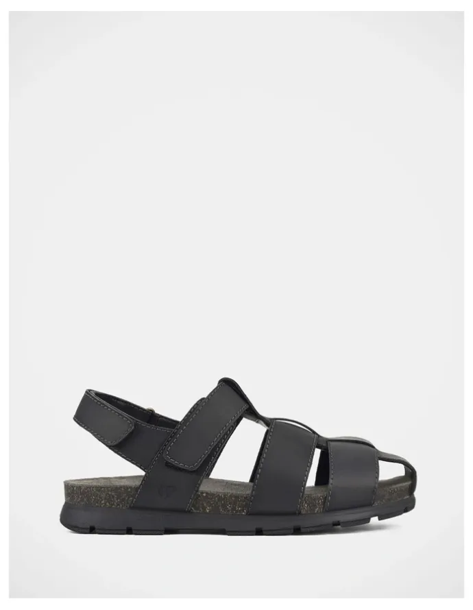 Hush Puppies Seth Sandals in Black