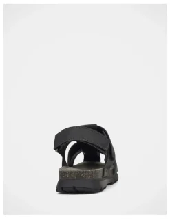 Hush Puppies Seth Sandals in Black