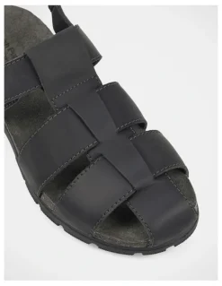 Hush Puppies Seth Sandals in Black