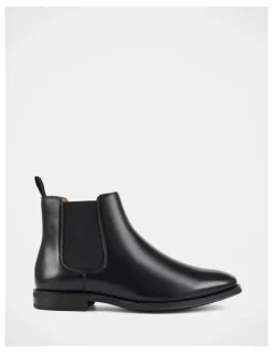 Hush Puppies Banjo Boots in Black