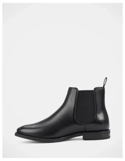 Hush Puppies Banjo Boots in Black