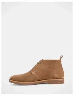 Hush Puppies Gibson Boots In Chestnut