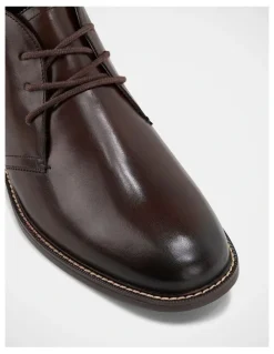 Hush Puppies Harbour Boot in Cognac Burnish
