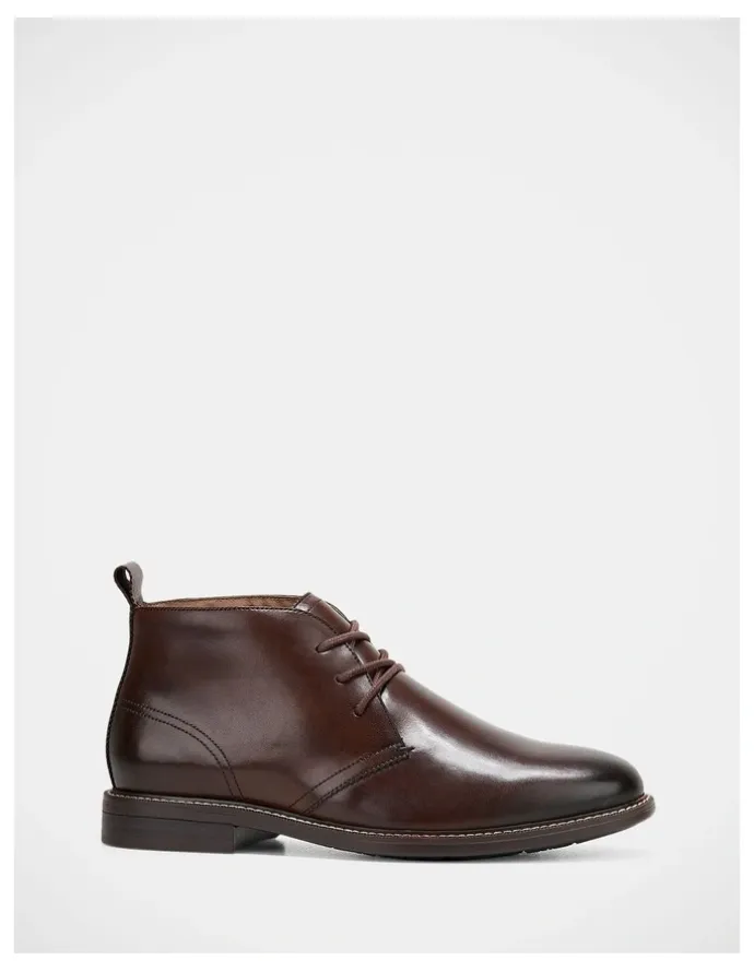 Hush Puppies Harbour Boot in Cognac Burnish