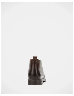 Hush Puppies Harbour Boot in Cognac Burnish