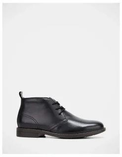 Hush Puppies Harbour Boots in Black