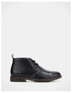 Hush Puppies Harbour Boots in Black