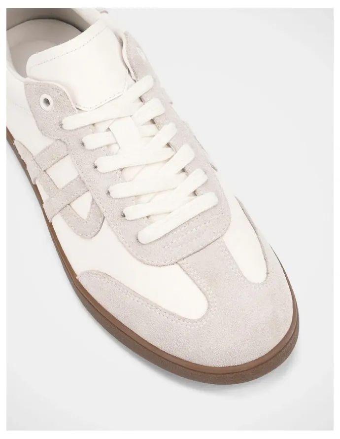 Hush Puppies Trackside M Sneakers In Off White