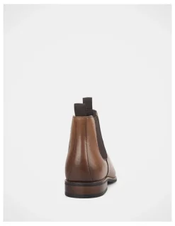 Hush Puppies Wisconsin Boots In Cognac Burnish