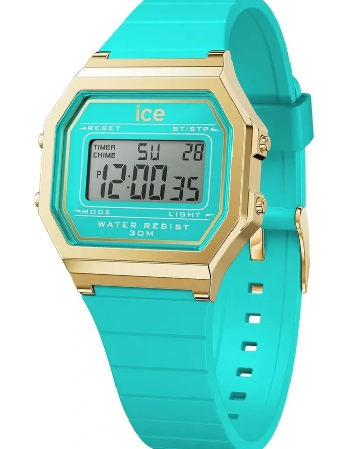 ICE-Watch Digit Retro Watch in Blue Curacao
