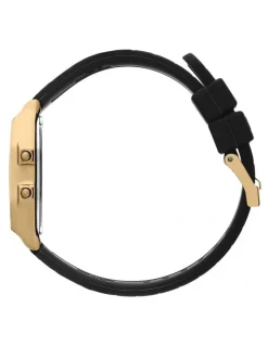 ICE-Watch Digit Retro Watch in Black Gold