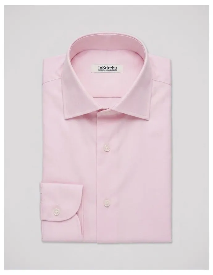 Institchu Madeira Pink Cotton Shirt