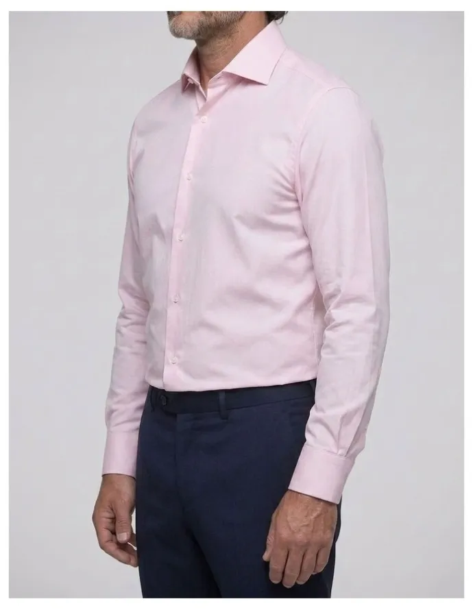 Institchu Madeira Pink Cotton Shirt