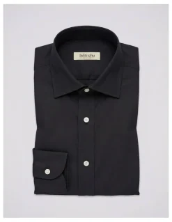 Institchu Marconi Black Cotton Shirt