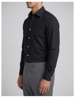 Institchu Marconi Black Cotton Shirt