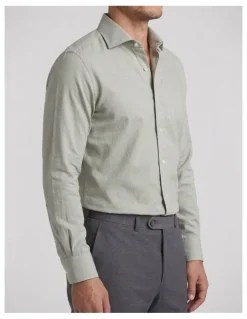 Institchu Whitman Grey Cotton Shirt