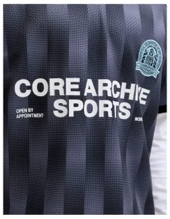Jack & Jones Breeze Football Mesh T-shirt in Blue