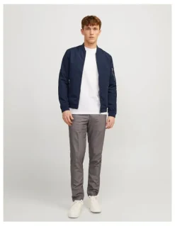 Jack & Jones Bomber Jacket in Blue