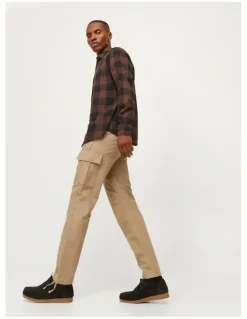 Jack & Jones Cargo Pant in Beige