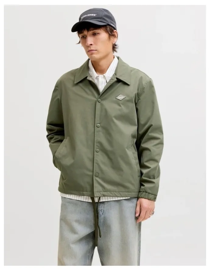 Jack & Jones Catskills Coach Jacket in Green