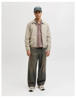 Jack & Jones Catskills Harrington Jacket in Cream