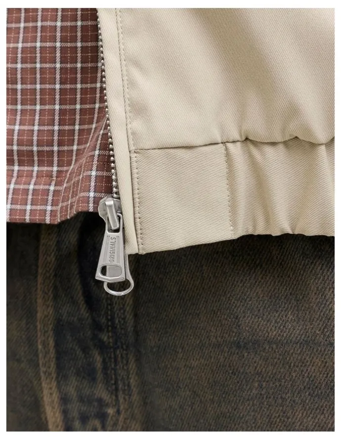 Jack & Jones Catskills Harrington Jacket in Cream