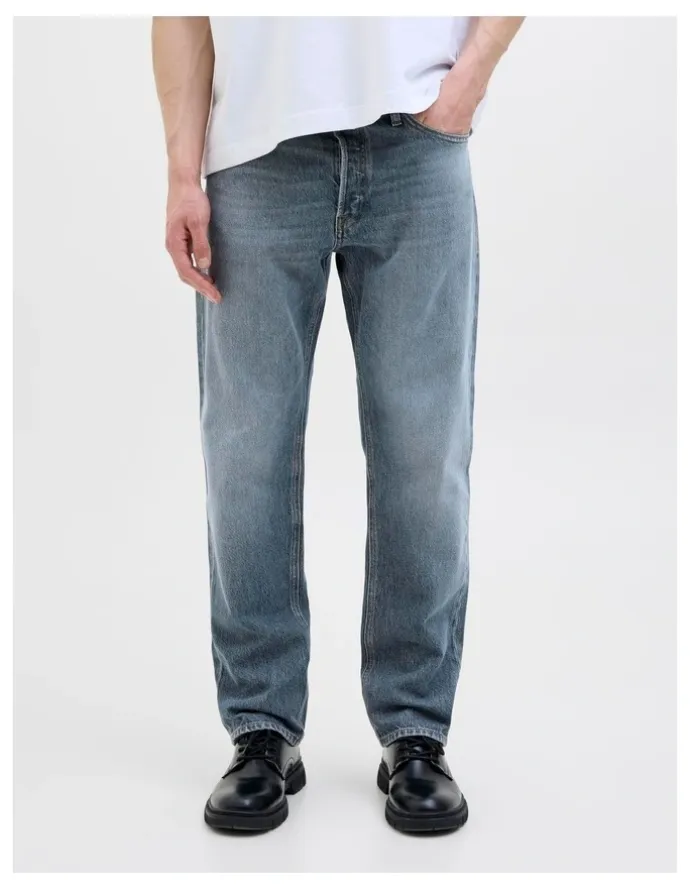 Jack & Jones Chris Original Relaxed Fit Jeans in Blue