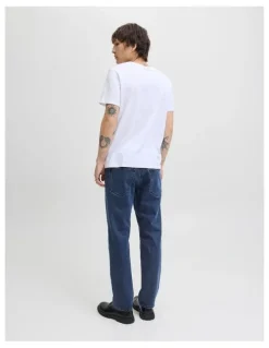 Jack & Jones Clark Evan Regular Fit Jeans in Blue
