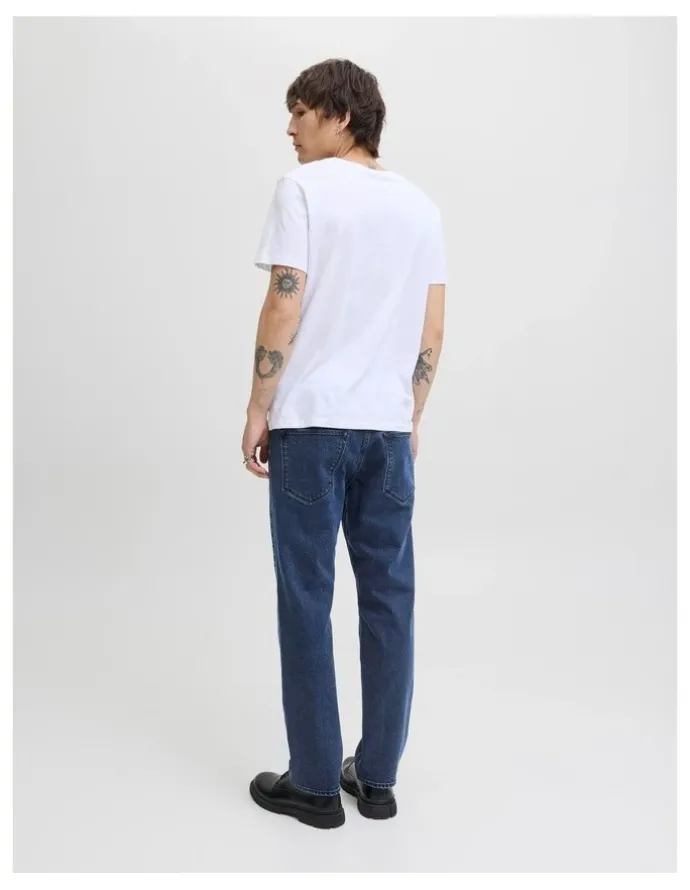 Jack & Jones Clark Evan Regular Fit Jeans in Blue