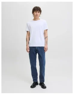 Jack & Jones Clark Evan Regular Fit Jeans in Blue
