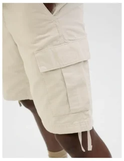 Jack & Jones Cole Barkley Cargo Shorts in Moonbeam