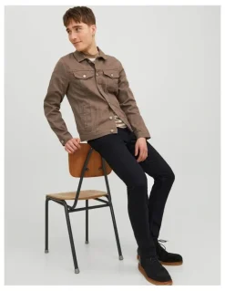 Jack & Jones Glenn Felix 046 Slim Tapered Jeans in Black