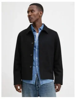 Jack & Jones Harris Short Coat in Black