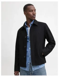 Jack & Jones Harris Short Coat in Black