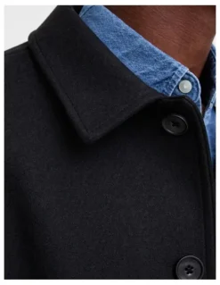 Jack & Jones Harris Short Coat in Black