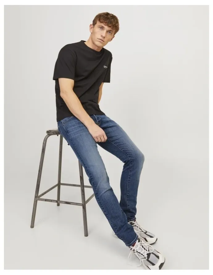 Jack & Jones Iglenn Fox 50Sps Cb 036 Slim Jeans in Blue