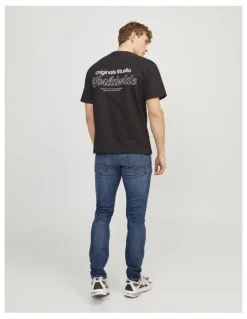 Jack & Jones Iglenn Fox 50Sps Cb 036 Slim Jeans in Blue