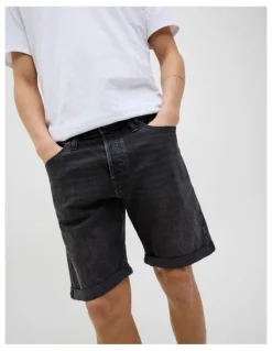 Jack & Jones JJIRICK Original Denim Short in Black