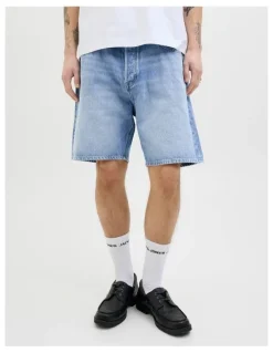 Jack & Jones Jjitony Jjoriginal Denim Shorts in Blue