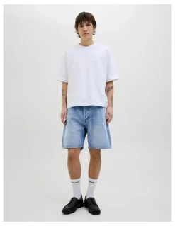 Jack & Jones Jjitony Jjoriginal Denim Shorts in Blue