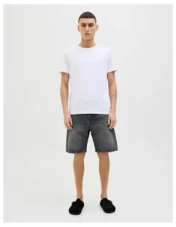Jack & Jones Jjitony Jjoriginal Denim Shorts in Black