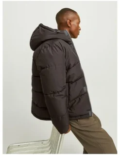 Jack & Jones Jjworld Puffer Jacket in Mulch
