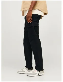 Jack & Jones Kane Barkley Cargo Pant in Black