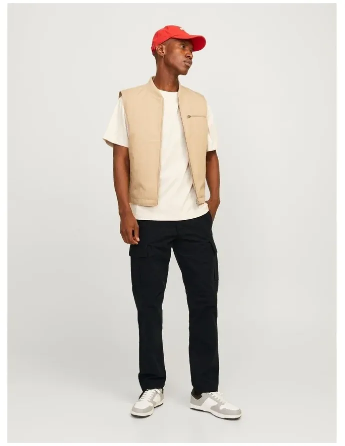 Jack & Jones Kane Barkley Cargo Pant in Black
