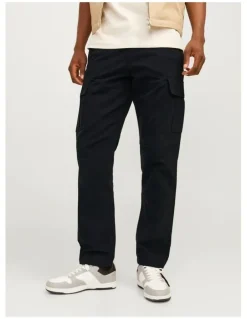 Jack & Jones Kane Barkley Cargo Pant in Black