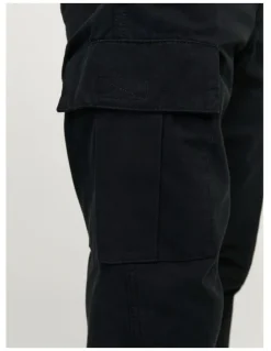 Jack & Jones Kane Barkley Cargo Pant in Black